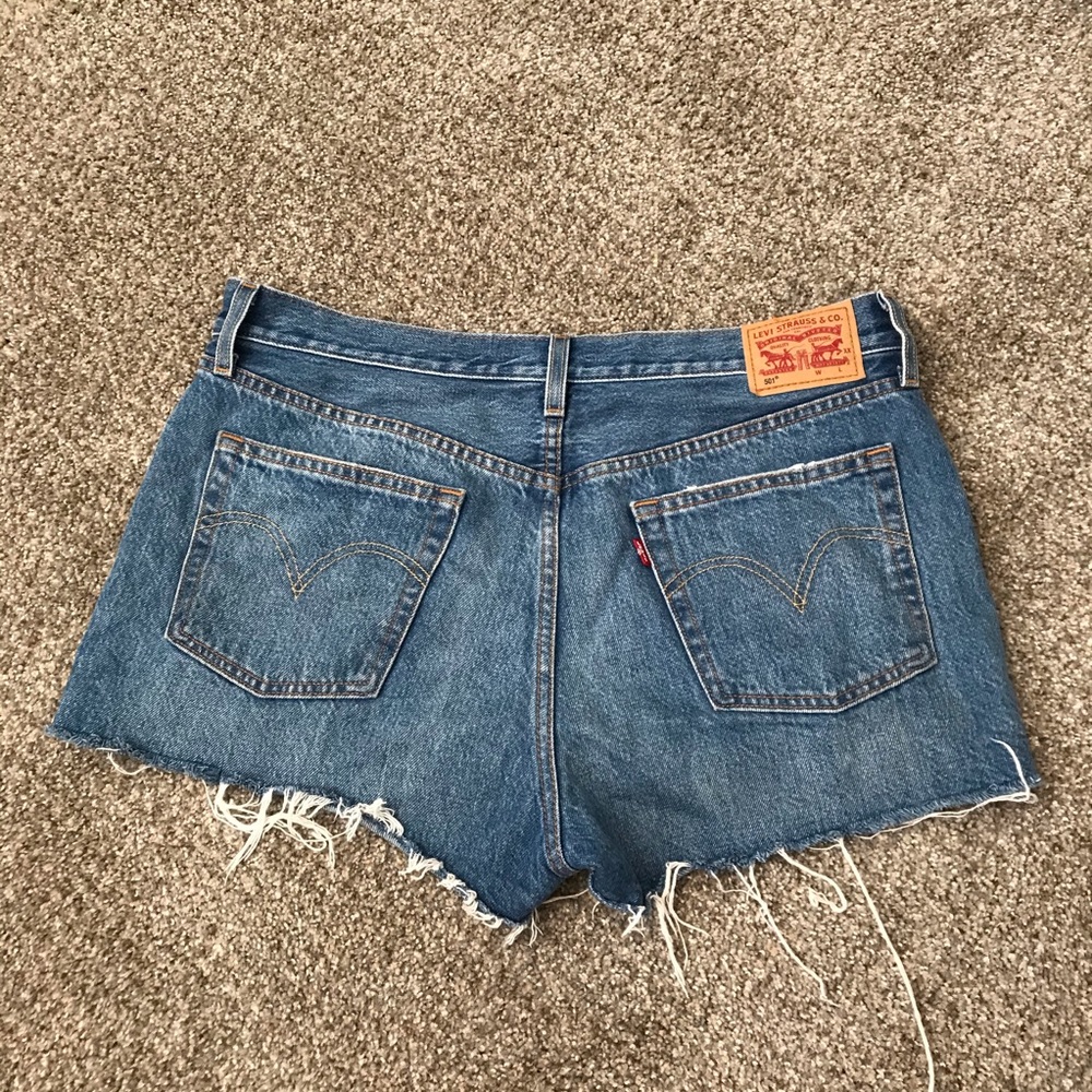 Levi’s 501 button fly shorts